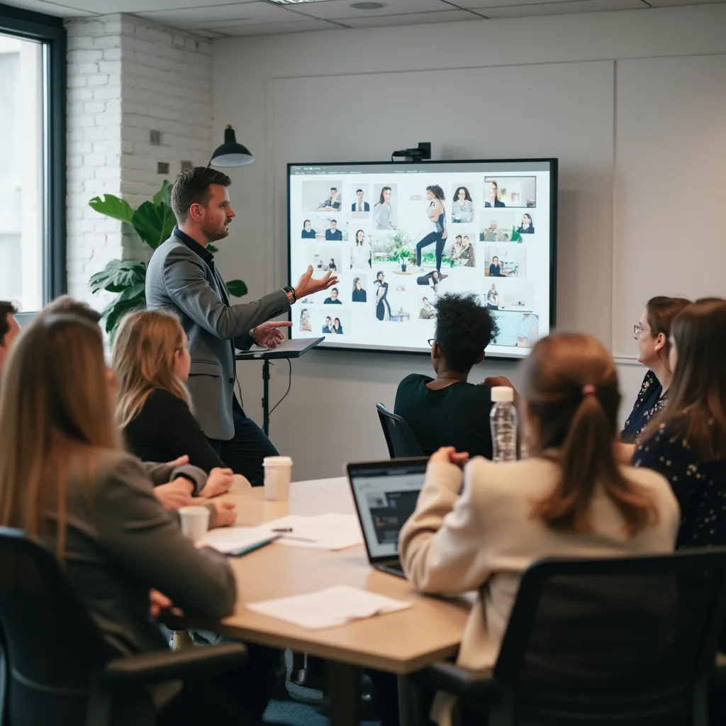 Taller de capacitación interactivo para clientes impartido por consultores expertos